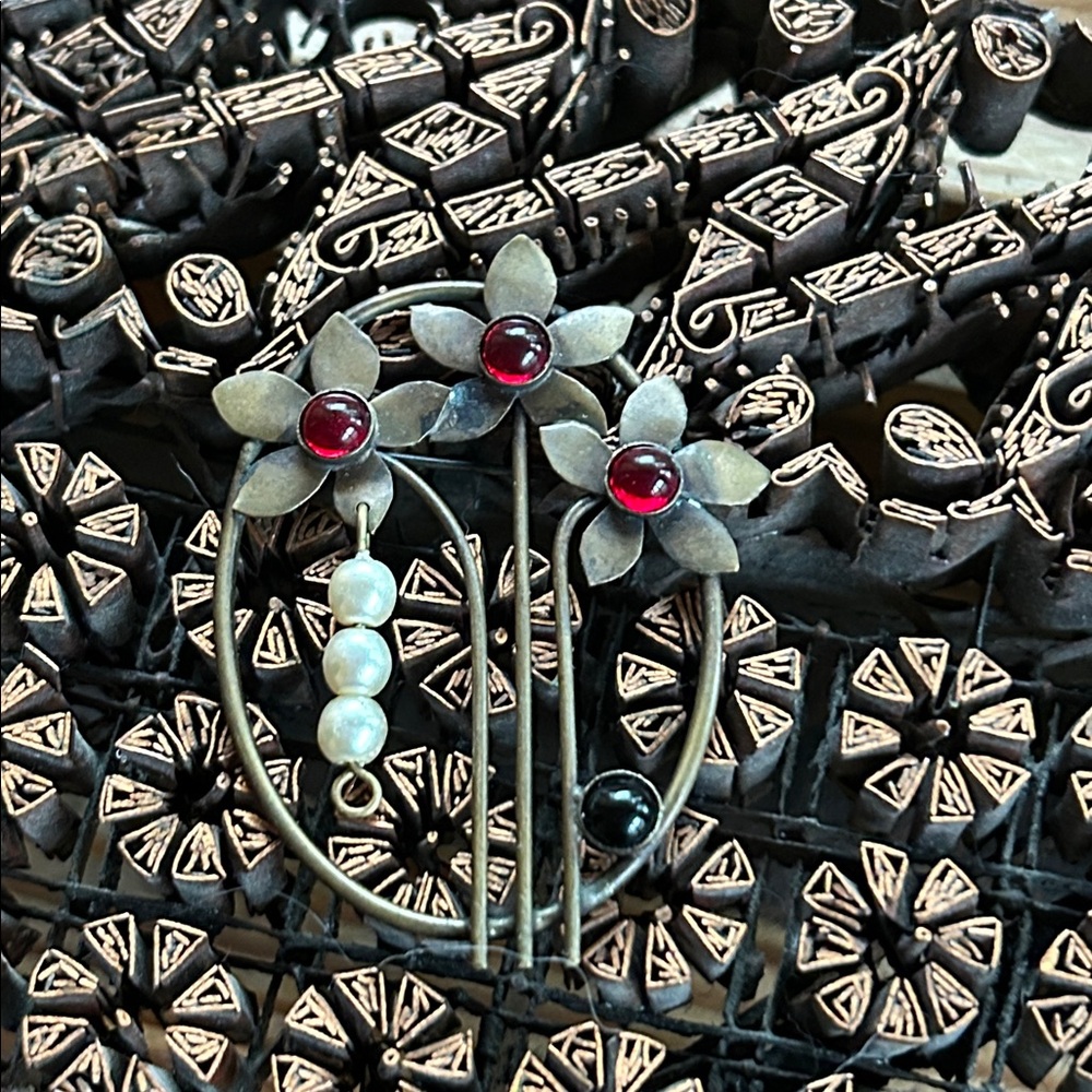 Art Deco Style Brooch - Czech Republic - Picture 6 of 12